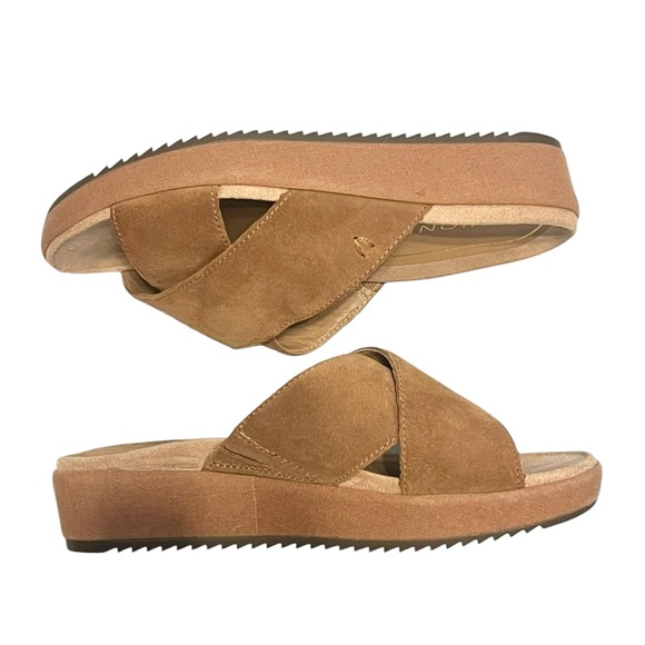 Vionic Hayden Suede Platform Slides - Picture 5 of 11